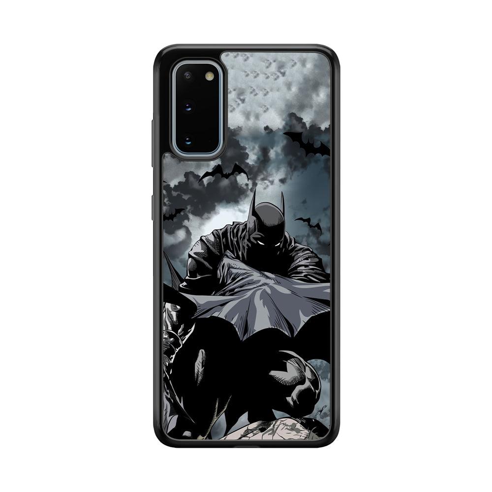 Batman Knight of Shadow Samsung Galaxy S20 Case-Rubber Black (2D Case)-Oxvistore