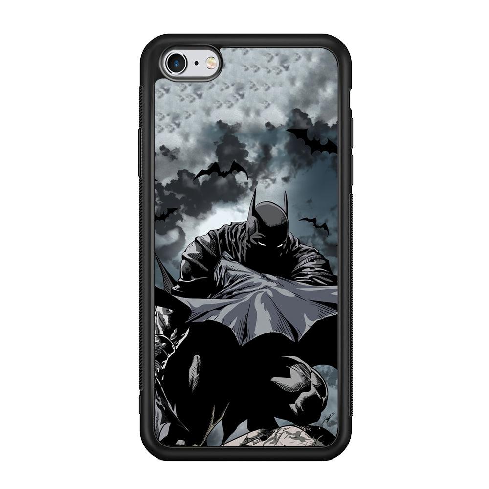 Batman Knight of Shadow iPhone 6 Plus | 6s Plus Case-Rubber Black (2D Case)-Oxvistore