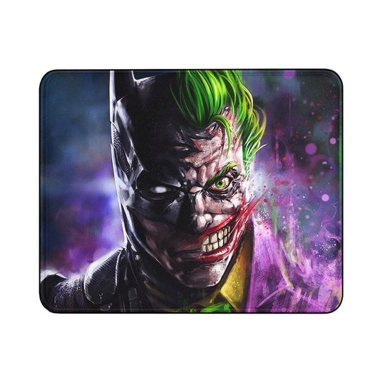 Batman and Joker Face Art Mouse Pads | Custom Mouse Pad with Non-Slip Rubber Base