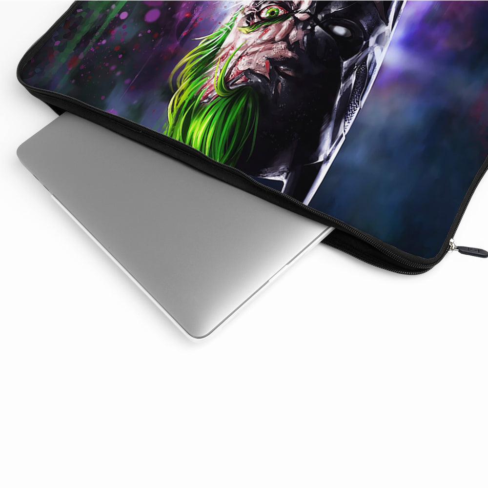 Batman and Joker Face Art Laptop Sleeve Protective Cover-Oxvistore