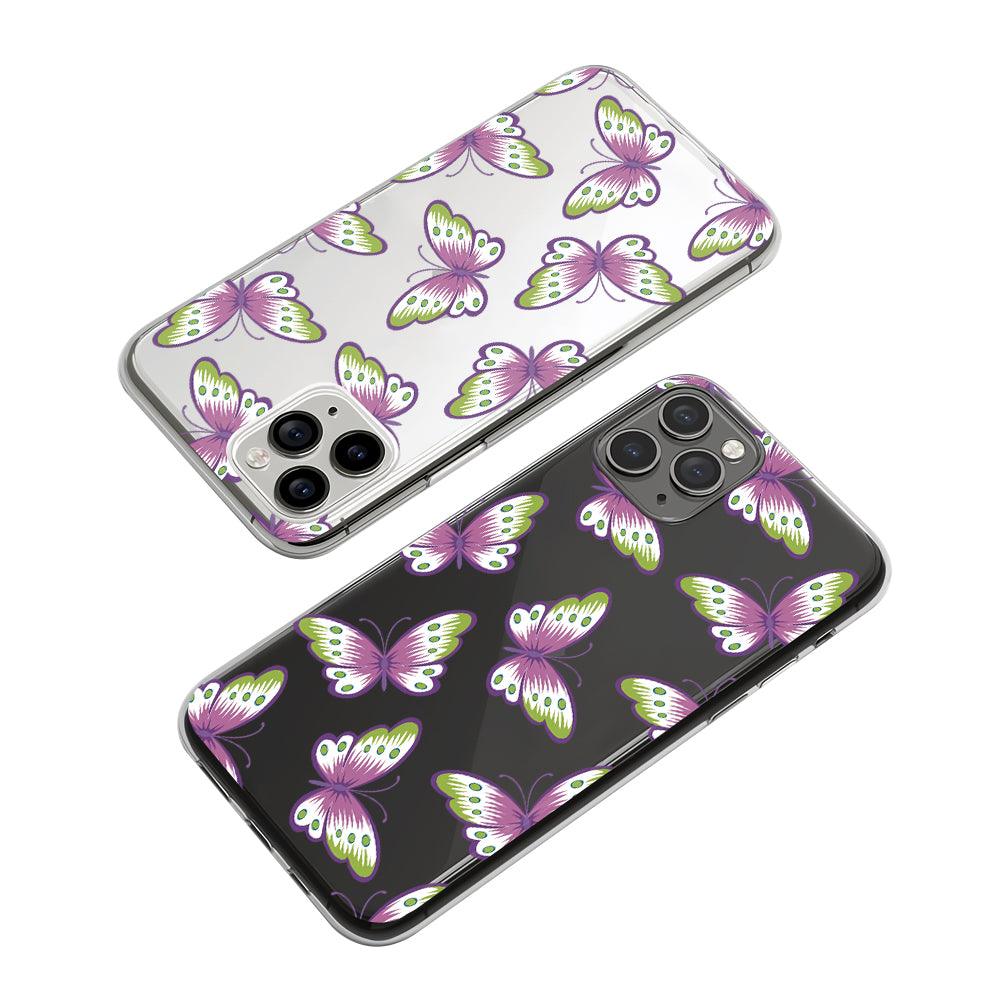 Beautiful Butterflies in the Sky Clear Soft Case-Oxvistore