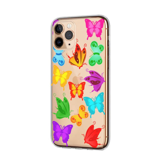 Beautiful Butterfly Colorful Clear Soft Case-Oxvistore