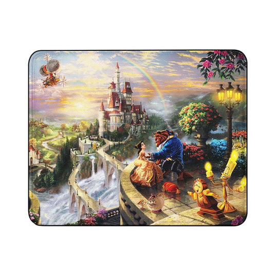 Beauty and the Beast Awesome Mouse Pads | Custom Mouse Pad with Non-Slip Rubber Base