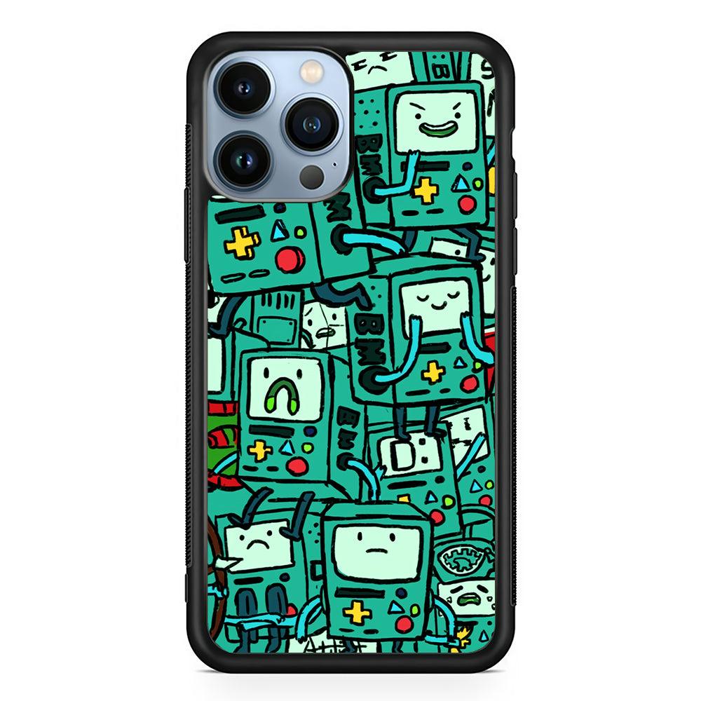 Beemo Adventure Time 2D Rubber Phone Case-Black-Oxvistore