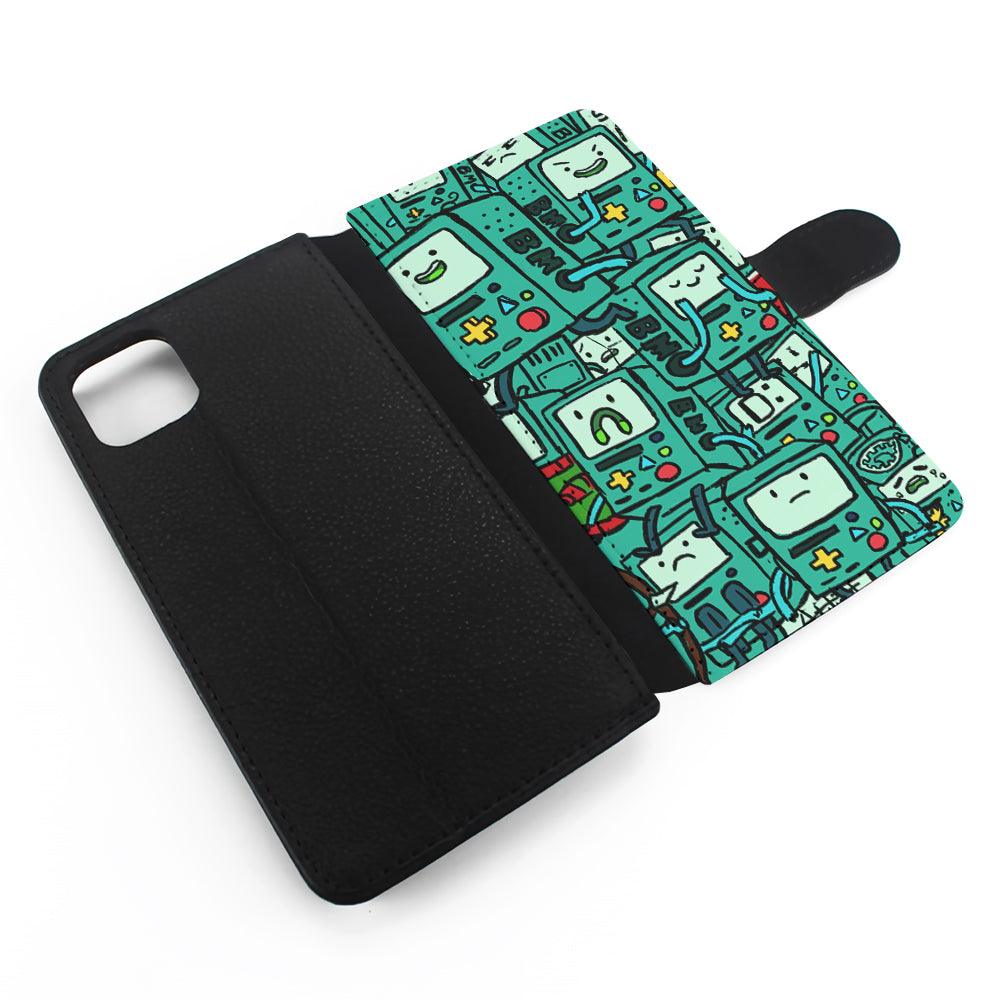 Beemo Adventure Time Flip Wallet Phone Case-Oxvistore