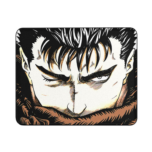 Berserk Guts Face Mouse Pads | Custom Mouse Pad with Non-Slip Rubber Base