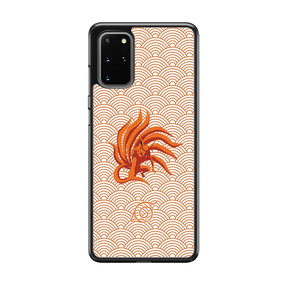 Bijuu no Kurama Konohagakure Samsung Galaxy S20 Plus Case-Rubber Black (2D Case)-Oxvistore