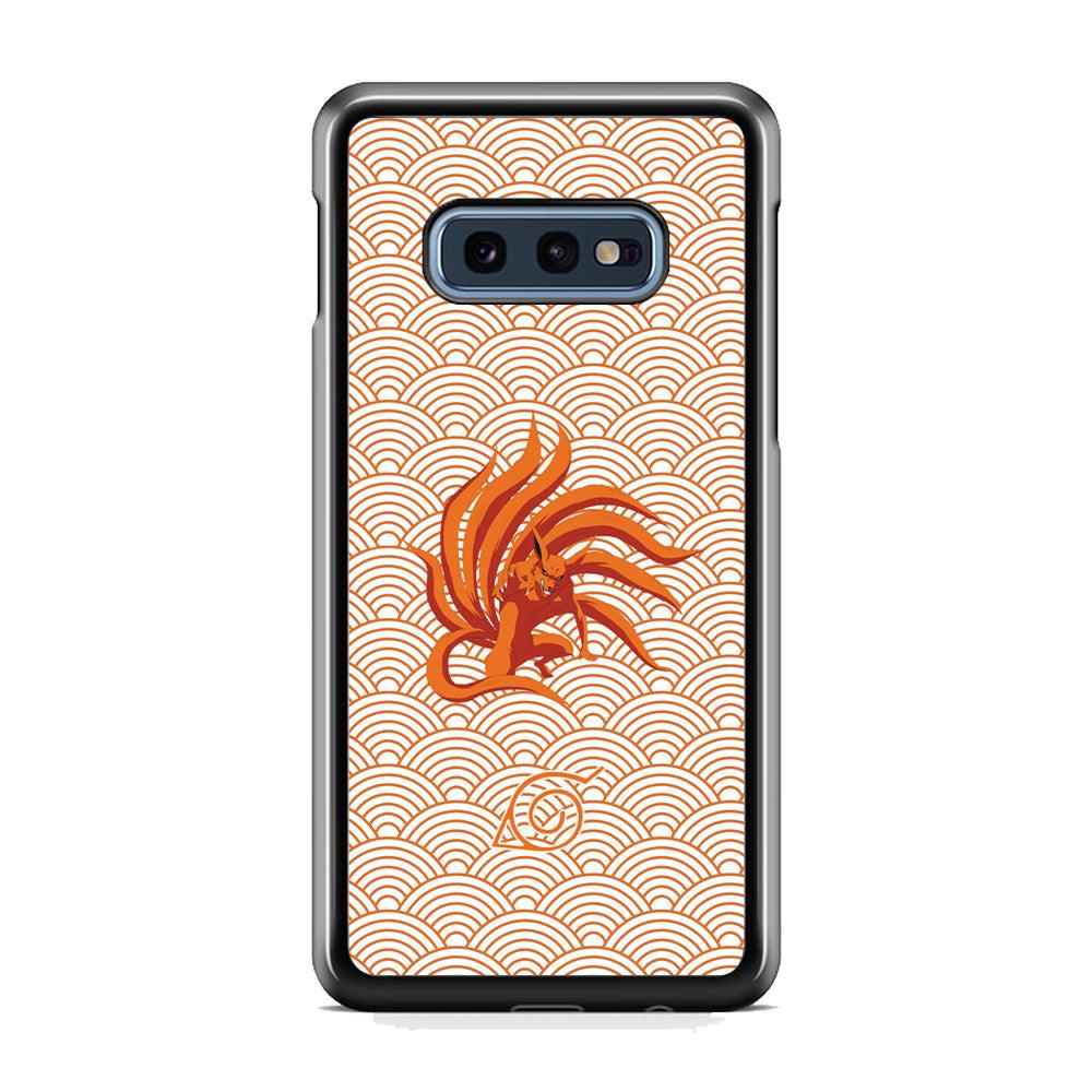Bijuu no Kurama Konohagakure Samsung Galaxy S10E Case-Rubber Black (2D Case)-Oxvistore