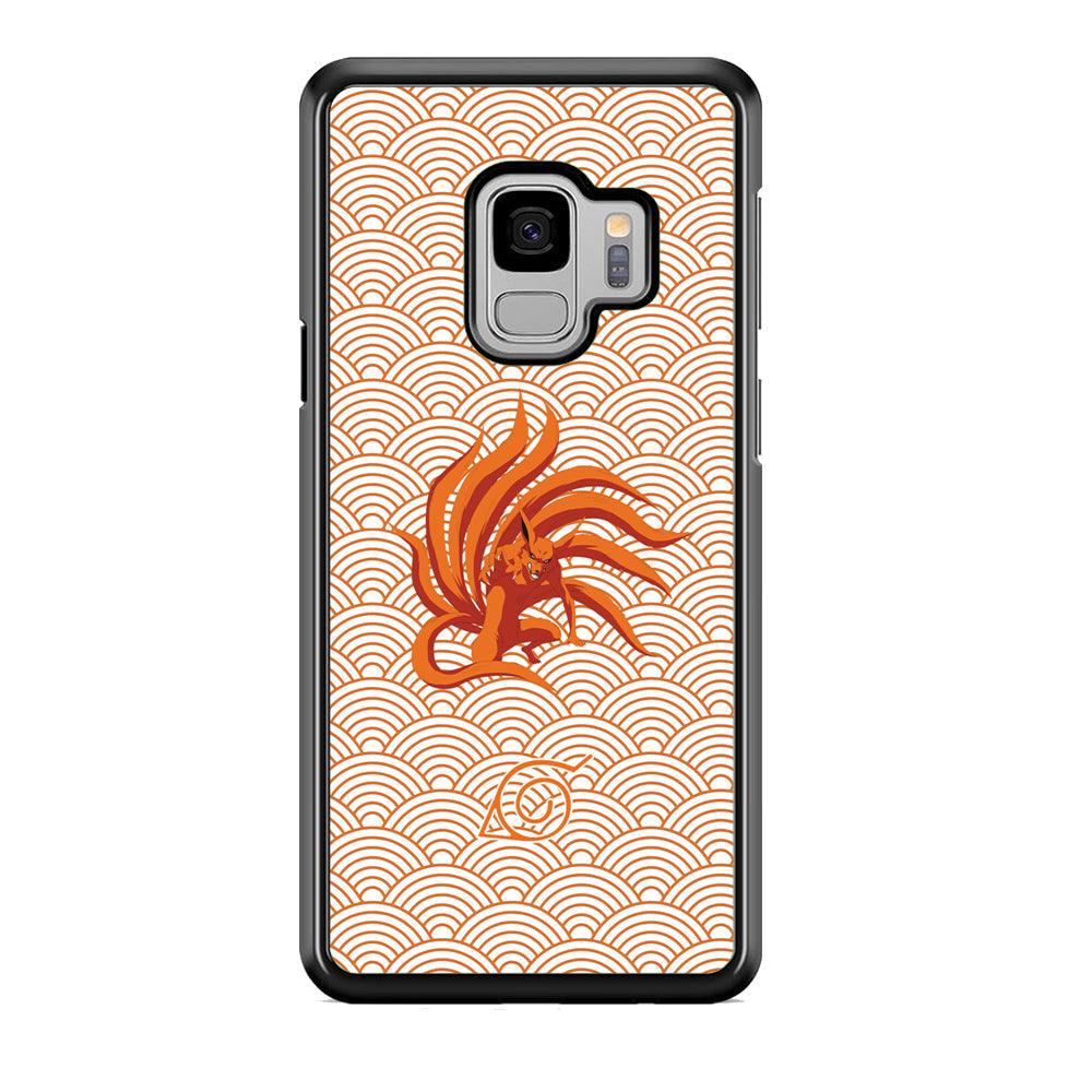 Bijuu no Kurama Konohagakure Samsung Galaxy S9 Case-Rubber Black (2D Case)-Oxvistore
