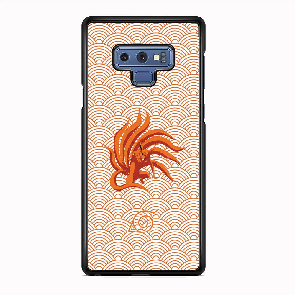 Bijuu no Kurama Konohagakure Samsung Galaxy Note 9 Case-Rubber Black (2D Case)-Oxvistore