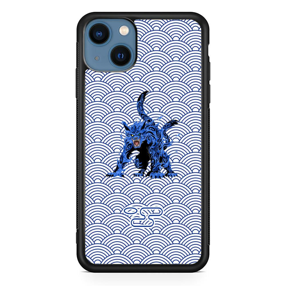 Bijuu no Matatabi Kumogakure iPhone 14 Case-Rubber Black (2D Case)-Oxvistore