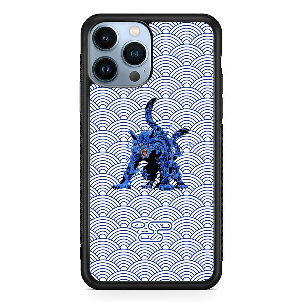 Bijuu no Matatabi Kumogakure iPhone 13 Pro Max Case-Rubber Black (2D Case)-Oxvistore