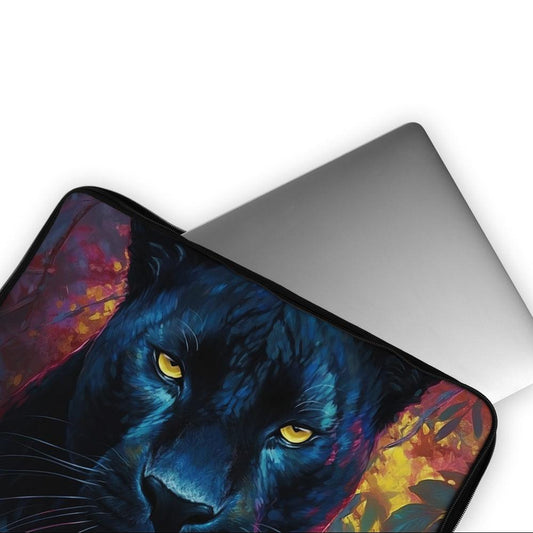 Black Panther Animal Art Laptop Sleeve Protective Cover-Oxvistore