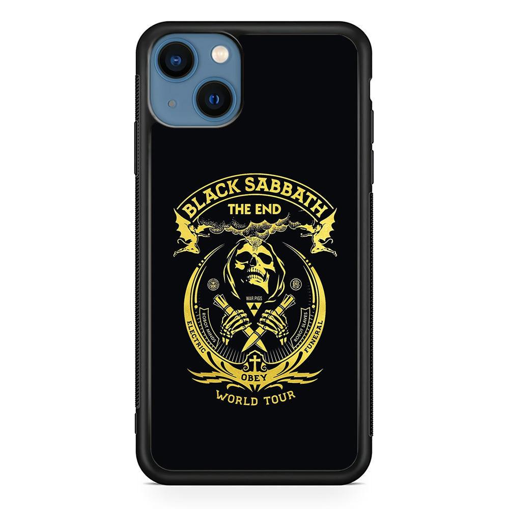 Black Sabbath Obey World Tour iPhone 14 Plus Case-Rubber Black (2D Case)-Oxvistore