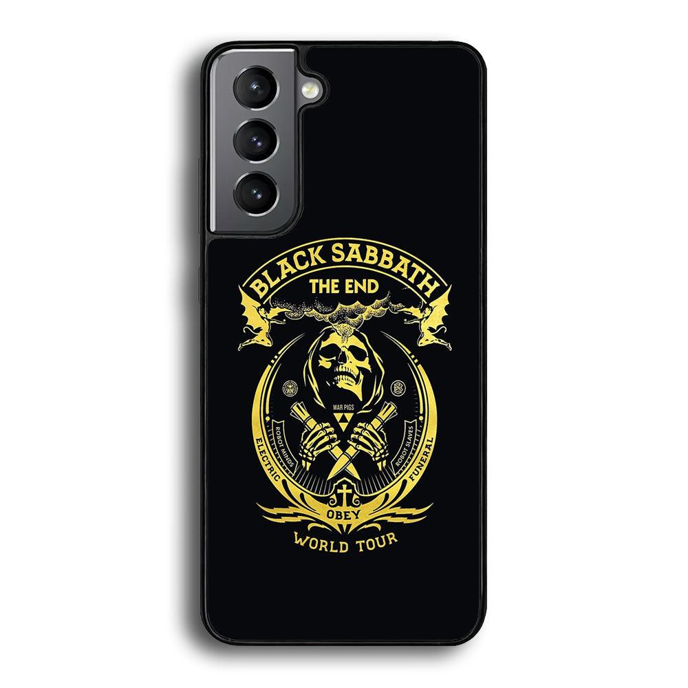 Black Sabbath Obey World Tour Samsung Galaxy S23 Plus Case-Rubber Black (2D Case)-Oxvistore