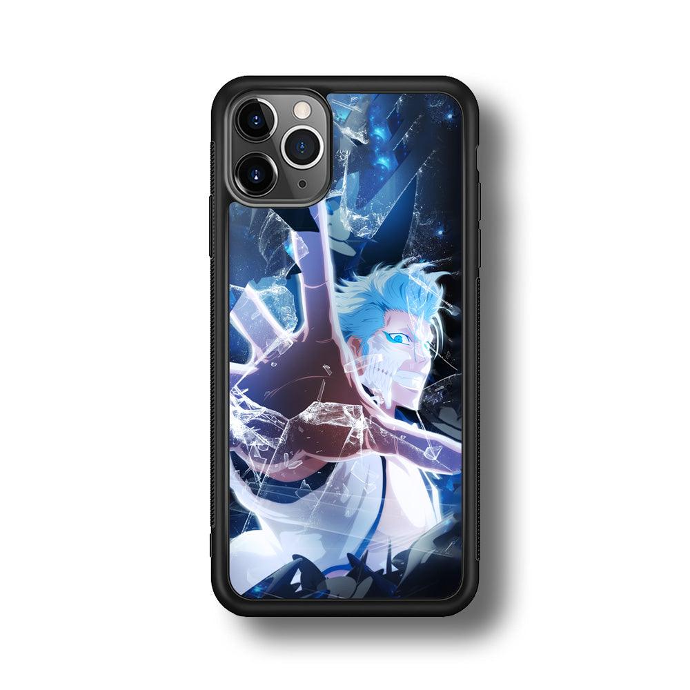 Bleach Hitsugaya Power of Touch iPhone 11 Pro Max Case-Rubber Black (2D Case)-Oxvistore