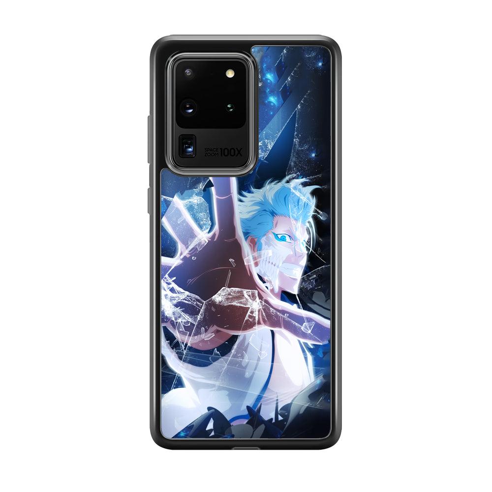 Bleach Hitsugaya Power of Touch Samsung Galaxy S20 Ultra Case-Rubber Black (2D Case)-Oxvistore