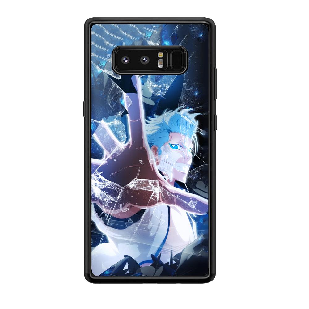 Bleach Hitsugaya Power of Touch Samsung Galaxy Note 8 Case-Rubber Black (2D Case)-Oxvistore