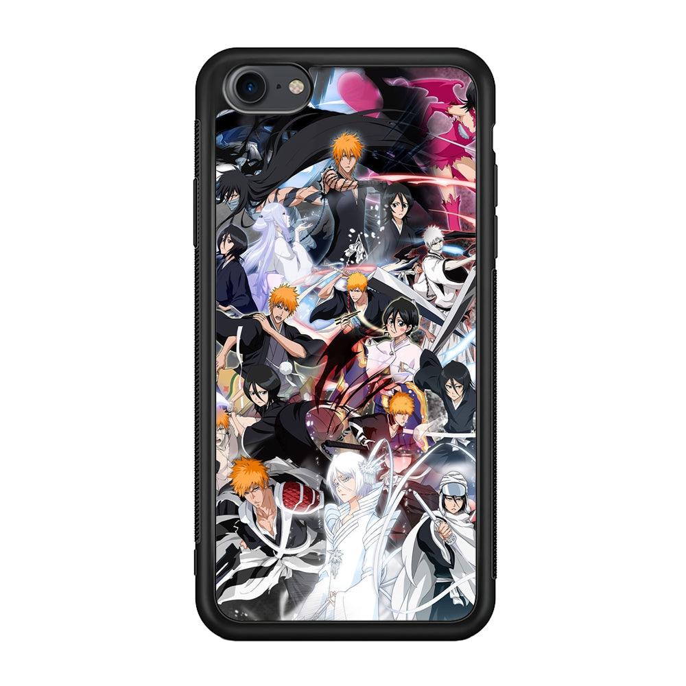 Bleach The Transformation of Power iPhone 8 Case-Rubber Black (2D Case)-Oxvistore