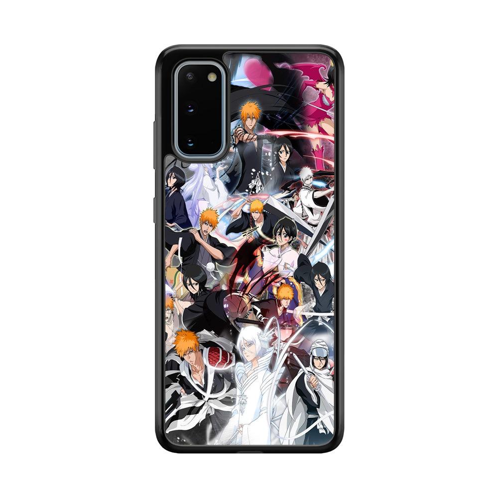 Bleach The Transformation of Power Samsung Galaxy S20 Case-Rubber Black (2D Case)-Oxvistore