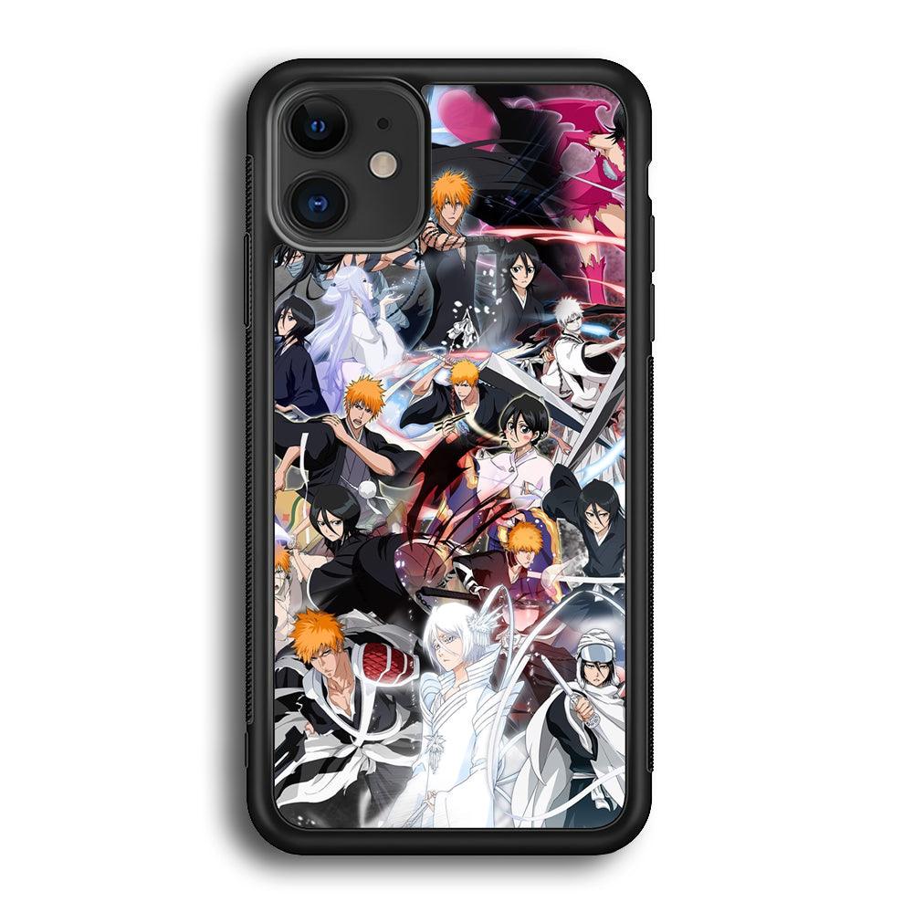 Bleach The Transformation of Power iPhone 11 Case-Rubber Black (2D Case)-Oxvistore