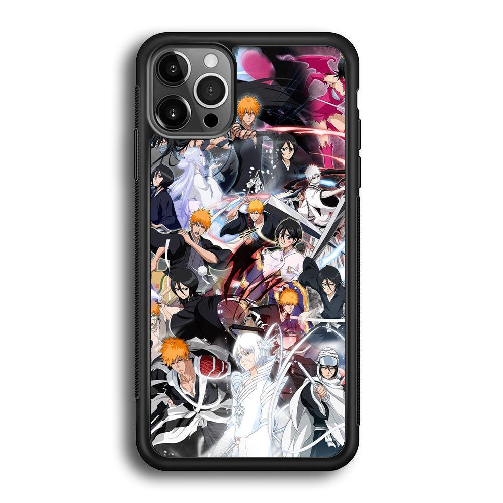 Bleach The Transformation of Power iPhone 12 Pro Max Case-Rubber Black (2D Case)-Oxvistore