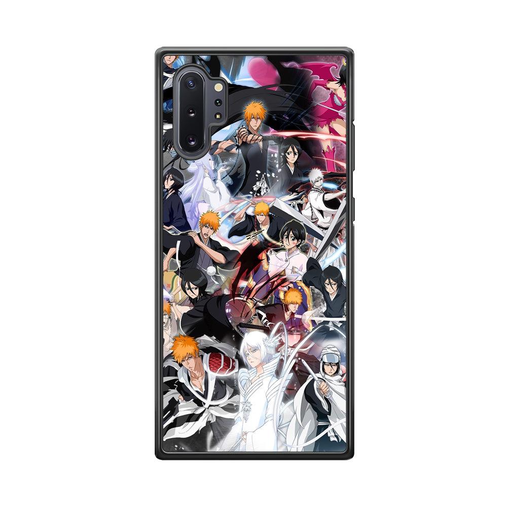 Bleach The Transformation of Power Samsung Galaxy Note 10 Plus Case-Rubber Black (2D Case)-Oxvistore