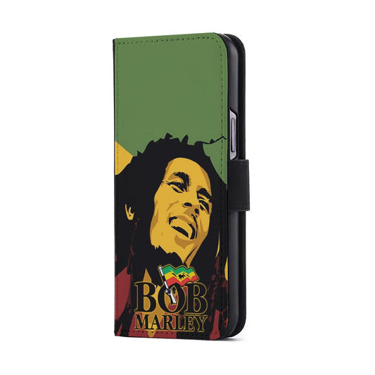 Bob Marley Art Legend Reggae Flip Wallet Phone Case-Oxvistore