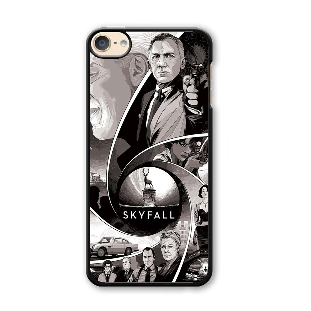 Bond on Skyfall iPod Touch 6 Case-Plastic Black (2D Case)-Oxvistore