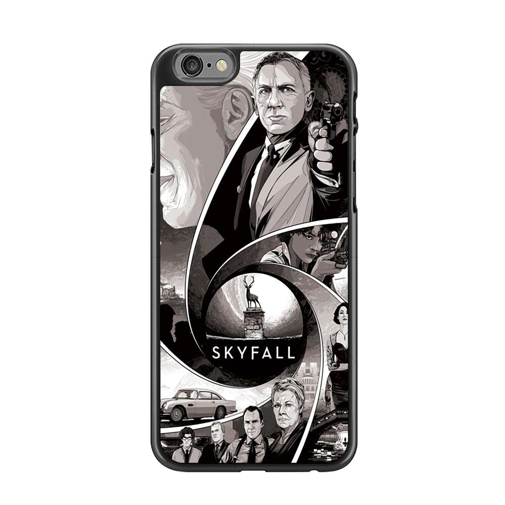 Bond on Skyfall iPhone 6 Plus | 6s Plus Case-Rubber Black (2D Case)-Oxvistore