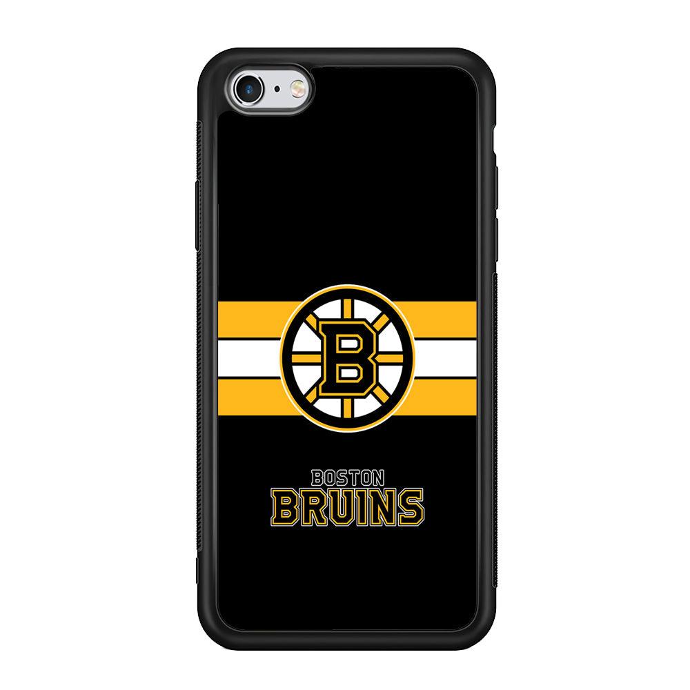 Boston Bruins Light in The Darkness iPhone 6 Plus | 6s Plus Case-Rubber Black (2D Case)-Oxvistore