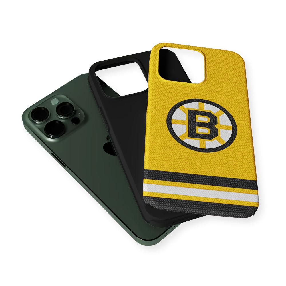 Boston Bruins Logo 2 in 1 Tough Phone Case-Oxvistore