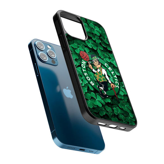 Boston Celtics Leaf 2D Rubber Phone Case-Oxvistore