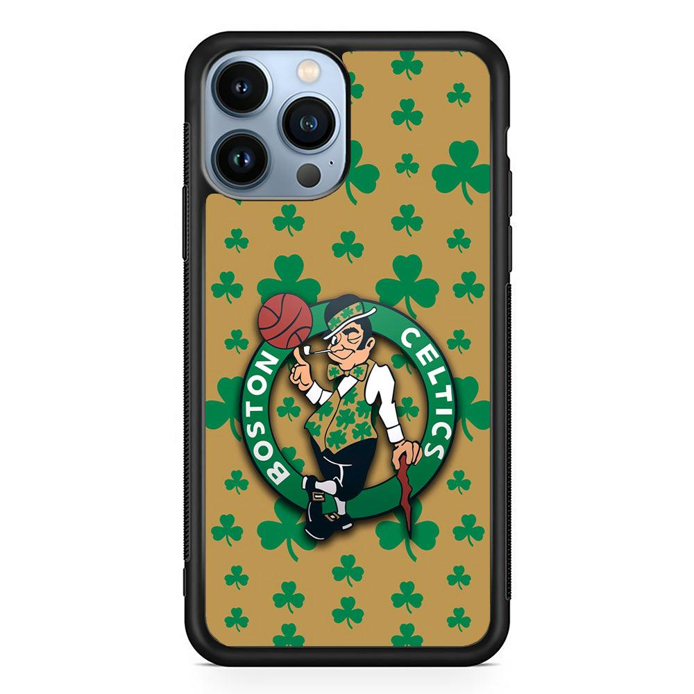 Boston Celtics Logo 2D Rubber Phone Case-Black-Oxvistore