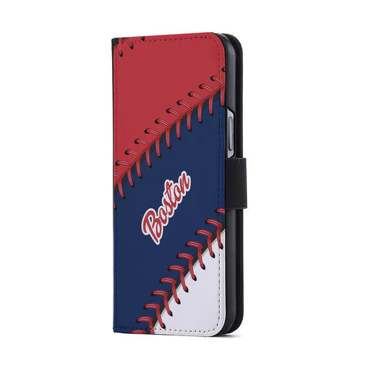 Boston Red Sox Ball Flip Wallet Phone Case-Oxvistore