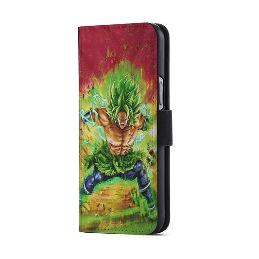 Broly Dragon Ball Super Flip Wallet Phone Case-Oxvistore