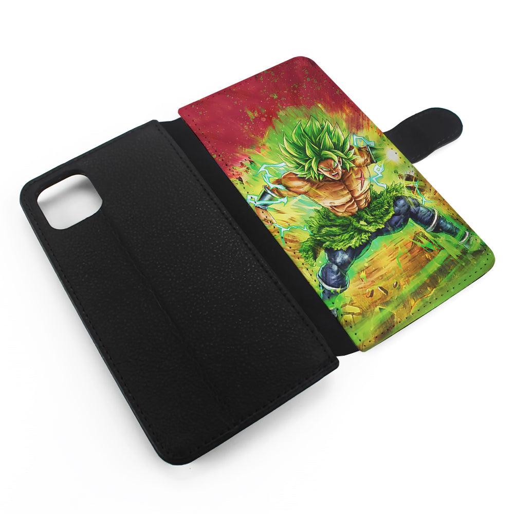 Broly Dragon Ball Super Flip Wallet Phone Case-Oxvistore