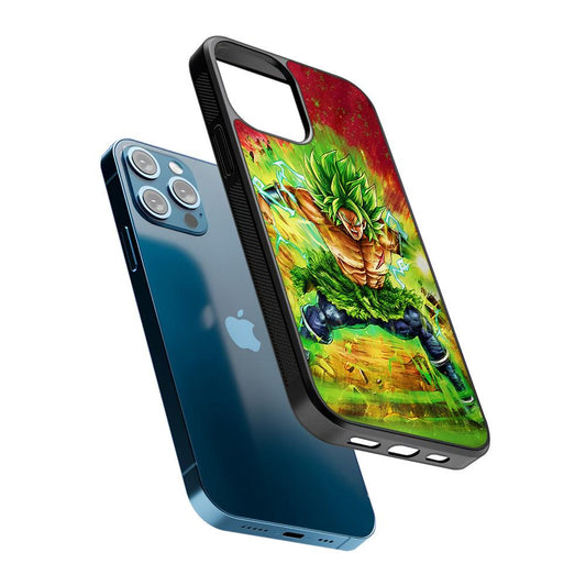Broly Dragon Ball Super 2D Rubber Phone Case-Oxvistore