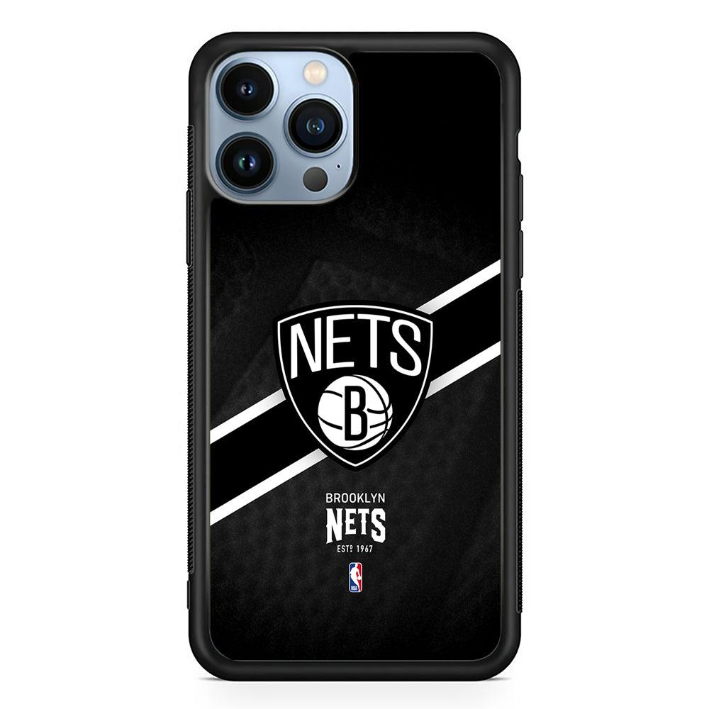 Brooklyn Nets Logo 2D Rubber Phone Case-Black-Oxvistore
