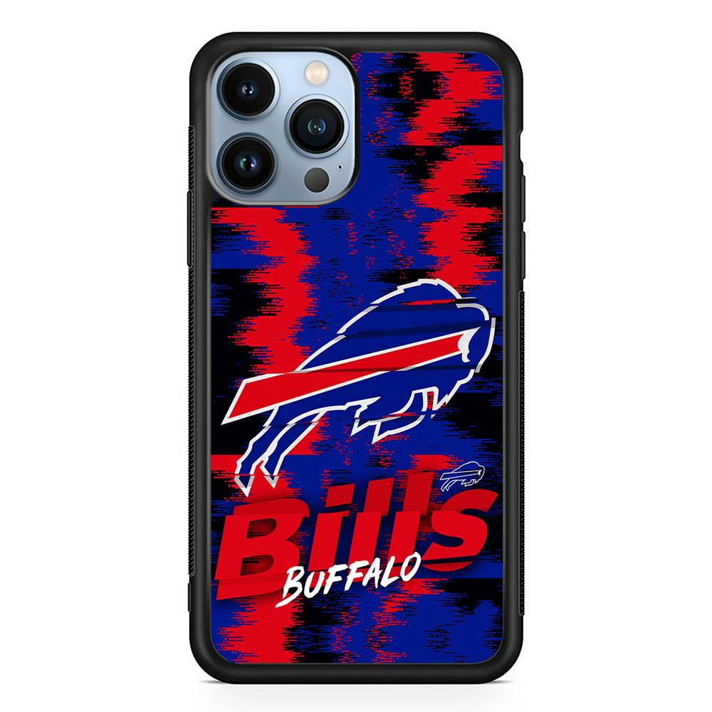 Buffalo Bills Abstract Color 2D Rubber Phone Case-Black-Oxvistore