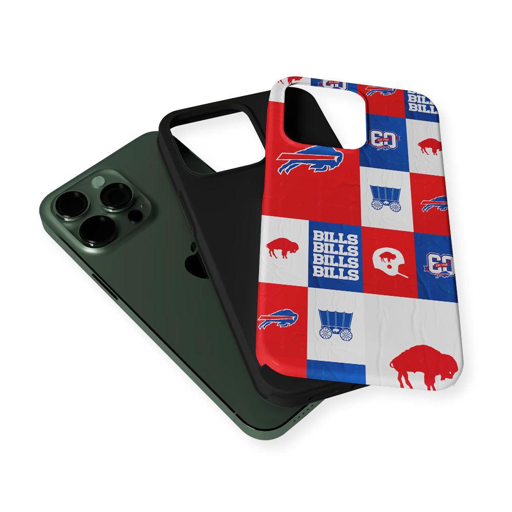 Buffalo Bills Collage 2 in 1 Tough Phone Case-Oxvistore