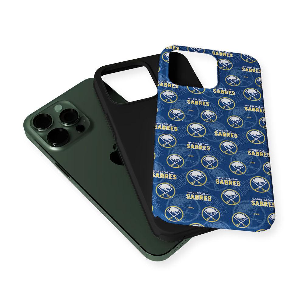 Buffalo Sabres Pattern 2 in 1 Tough Phone Case-Oxvistore