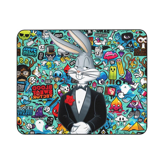 Bugs Bunny Doodle Mouse Pads | Custom Mouse Pad with Non-Slip Rubber Base
