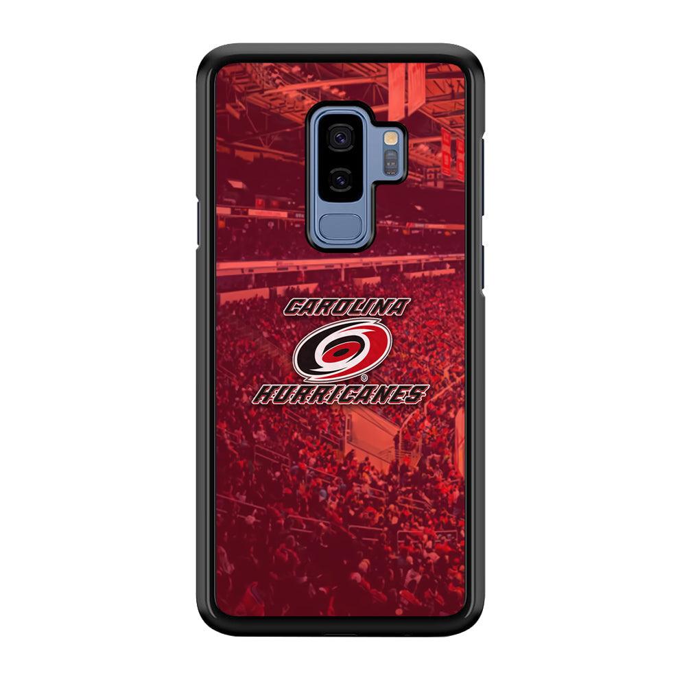 Carolina Hurricanes Fans on Duty Samsung Galaxy S9 Plus Case-Rubber Black (2D Case)-Oxvistore