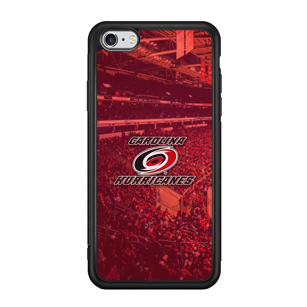 Carolina Hurricanes Fans on Duty iPhone 6 Plus | 6s Plus Case-Rubber Black (2D Case)-Oxvistore