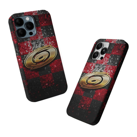 Carolina Hurricanes Glitter 2 in 1 Tough Phone Case-Oxvistore