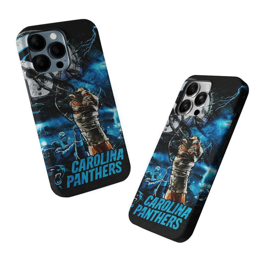 Carolina Panthers Art 2 in 1 Tough Phone Case-Oxvistore