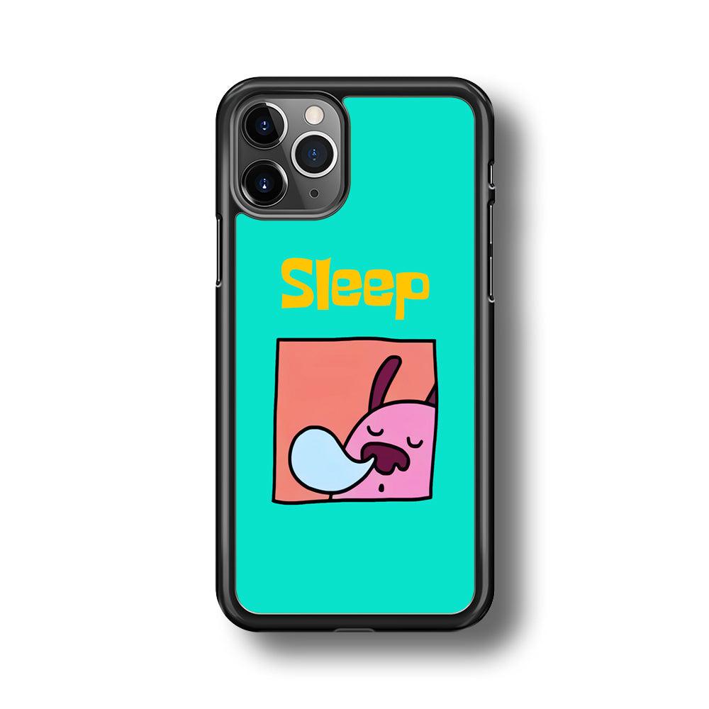 Cartoon Frame 'Sleep' iPhone 11 Pro Max Case-Rubber Black (2D Case)-Oxvistore