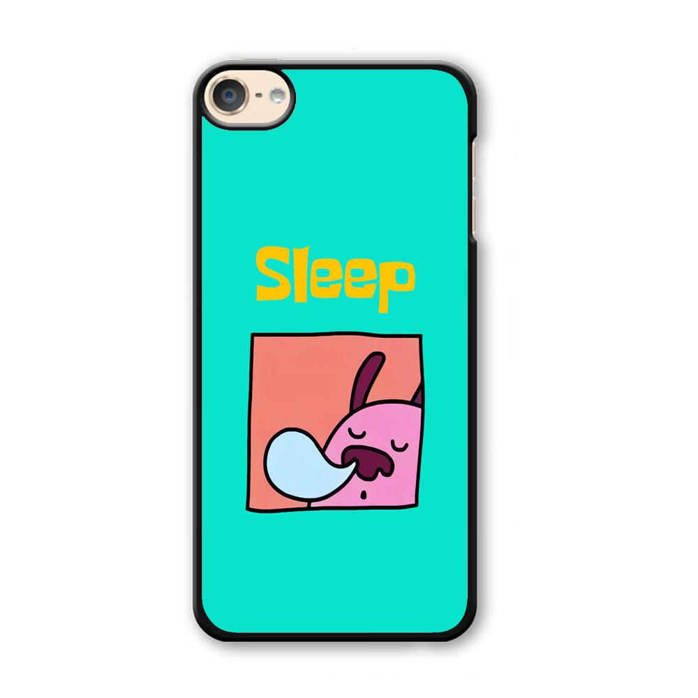 Cartoon Frame 'Sleep' iPod Touch 6 Case-Plastic White (2D Case)-Oxvistore