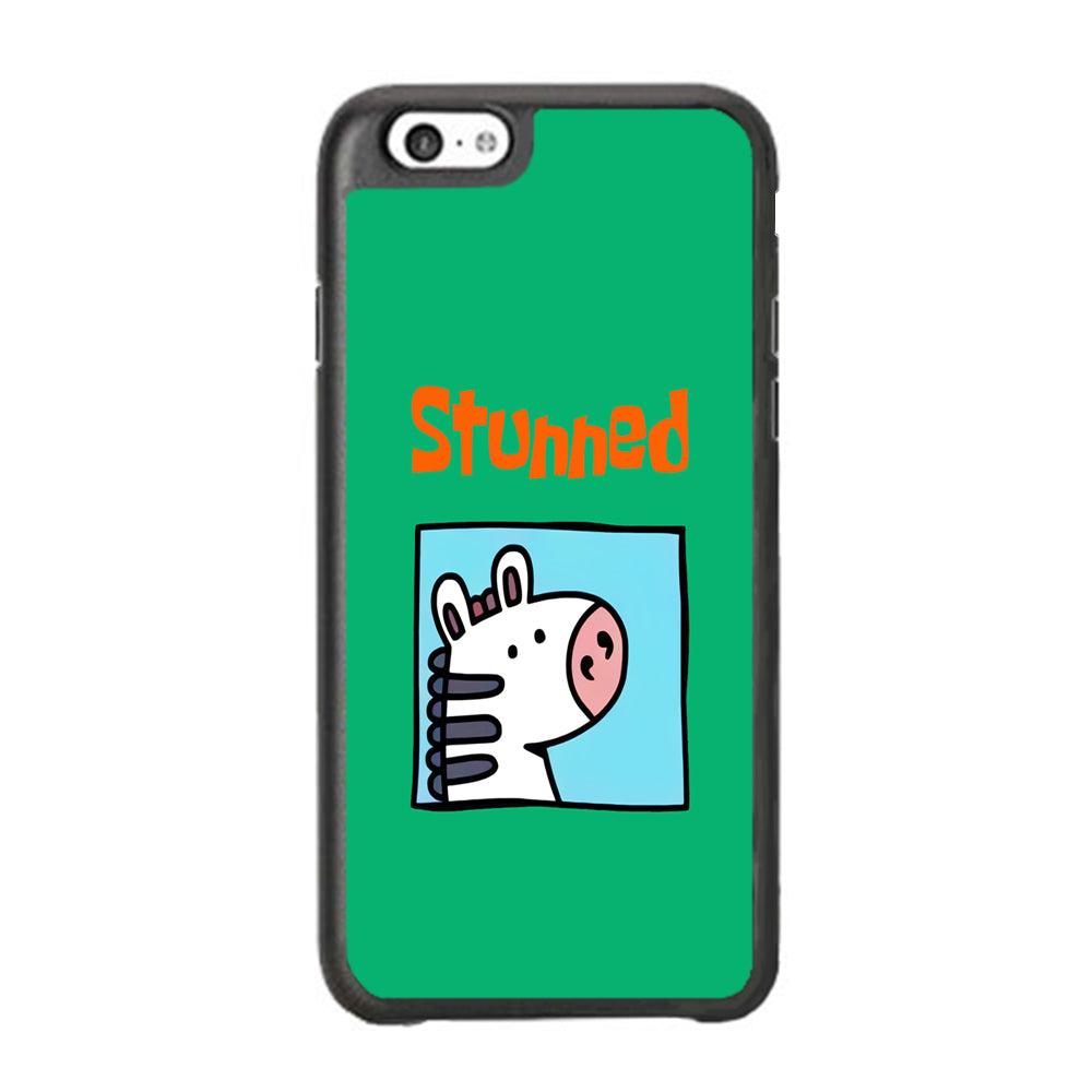 Cartoon Frame 'Stunned' iPhone 6 | 6s Case-Rubber Black (2D Case)-Oxvistore
